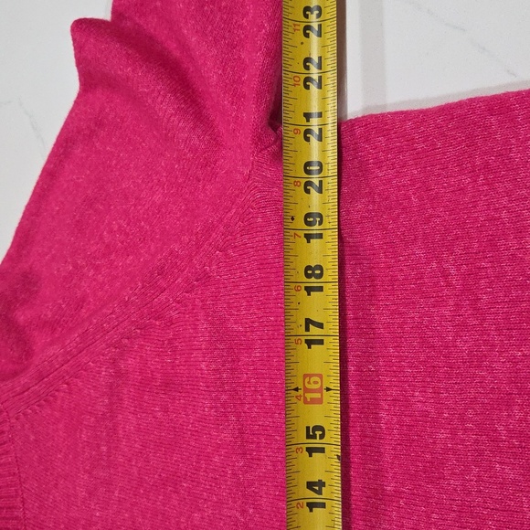 LOFT Vibrant Pink Cowl Neck Sweater - Picture 8 of 11